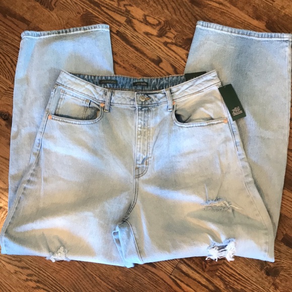 Wild Fable Super High Rise Baggy Distressed Jeans - Picture 4 of 16